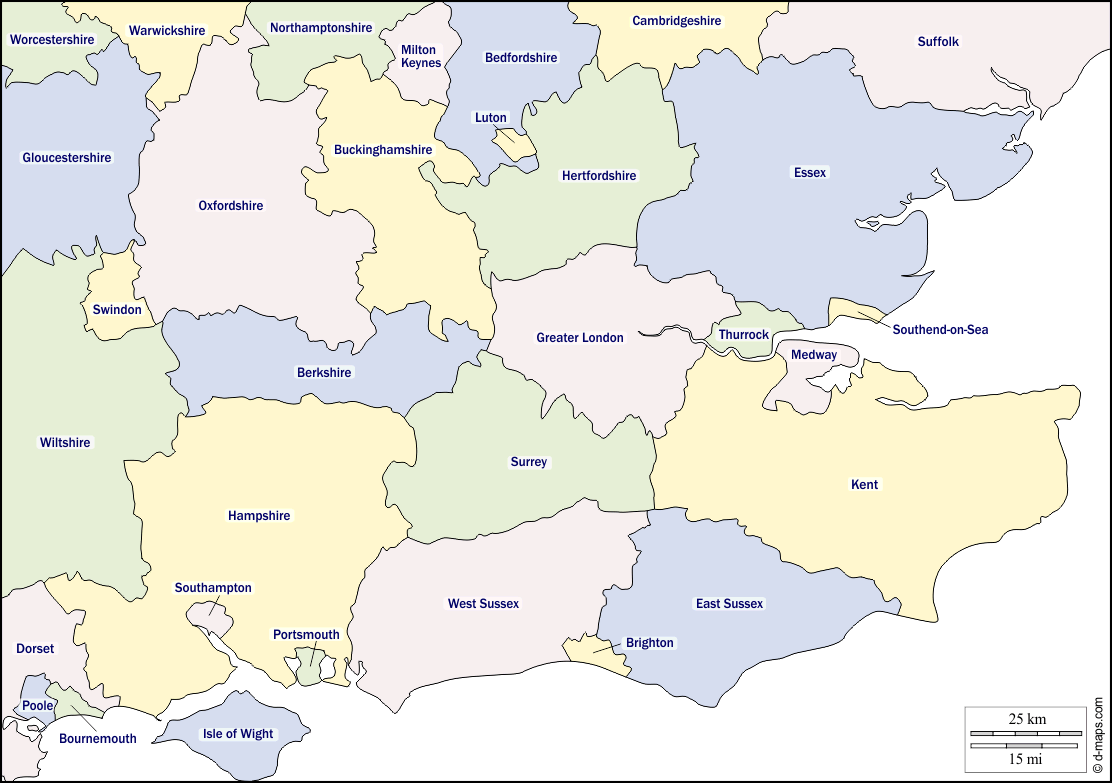 School counselling areas covered - Kent,