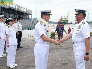 海自と比海軍が訓練　ダバオ海空域で