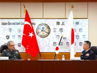 トルコ陸軍司令官を公式招待　荒井陸幕長　「新たな交流強化のスタートに」