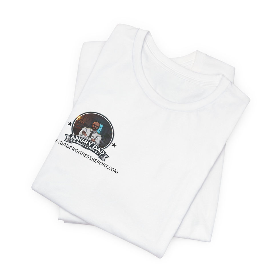 Thumbnail: ADPR Logo / ADPR Family Emotions Wheel T-Shirt — Angry Dad Progress Report Tee