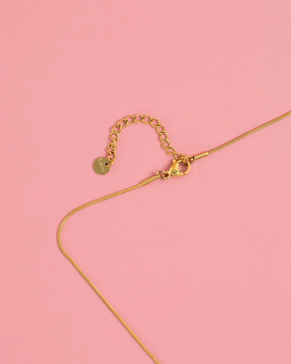 Miniaturbild: Stainless Melted Heart Gem Pendent Necklace