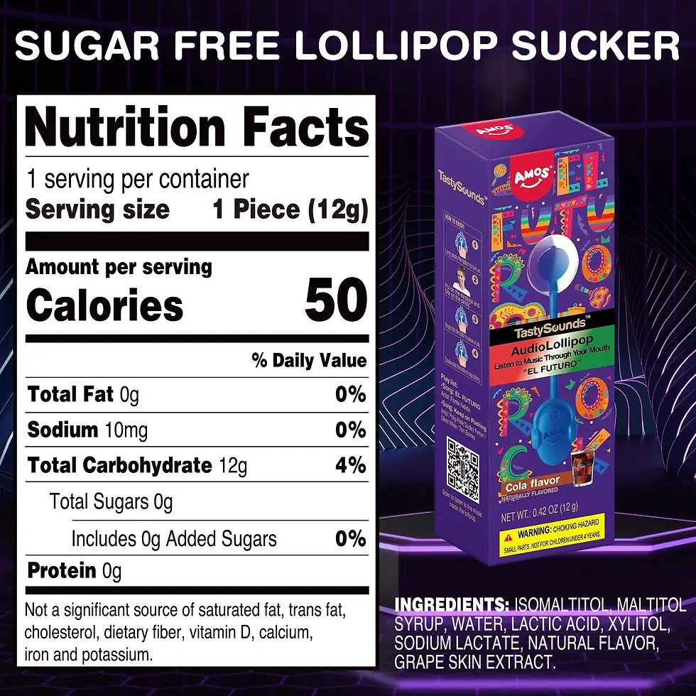 Thumbnail: Amos TastySounds Cola Lollipop