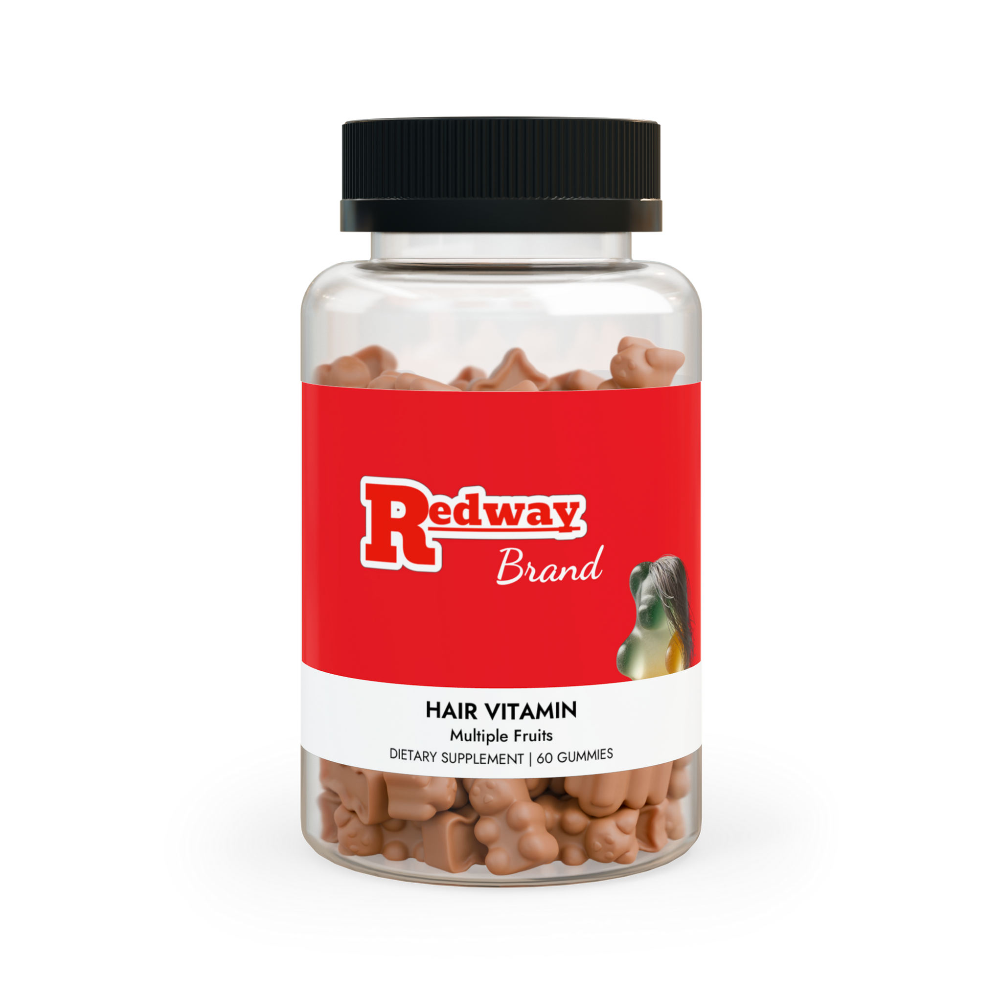 Redway Brand Hair Vitamin Gummies (60 Gummies)