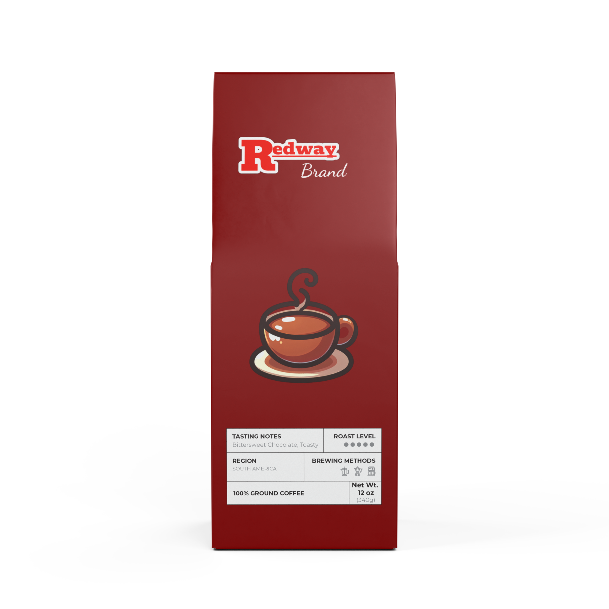 Redway Brand Bitterroot Coffee Blend -French Roast Coffee