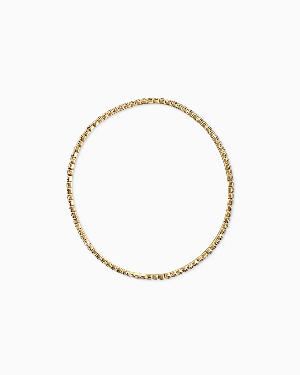 サムネイル： Unique Gold Ball Bead and Pearl Stretch Bracelet Set of 5