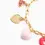 Thumbnail: Playful Matte Pink Heart Charm Bracelet
