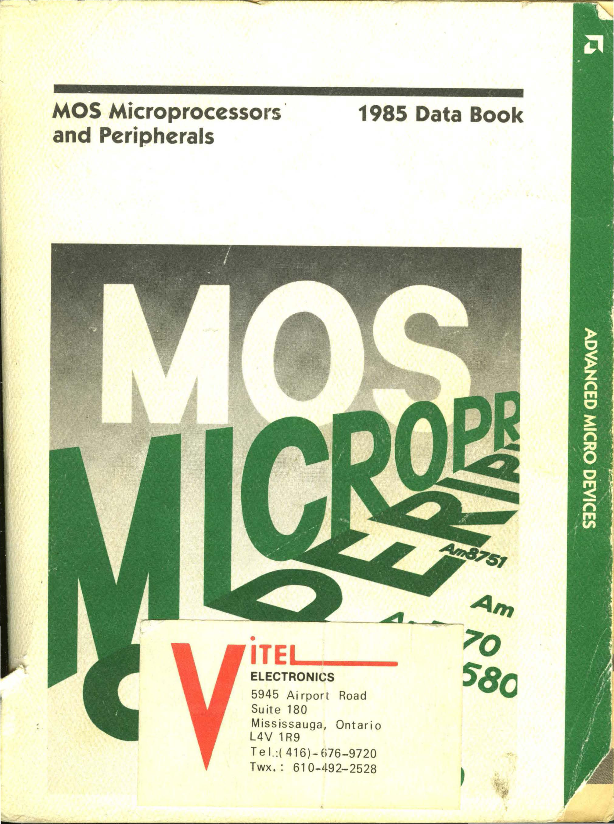 AMD MOS Microprocessors and Peripherals Data Book 1985 (PDF)