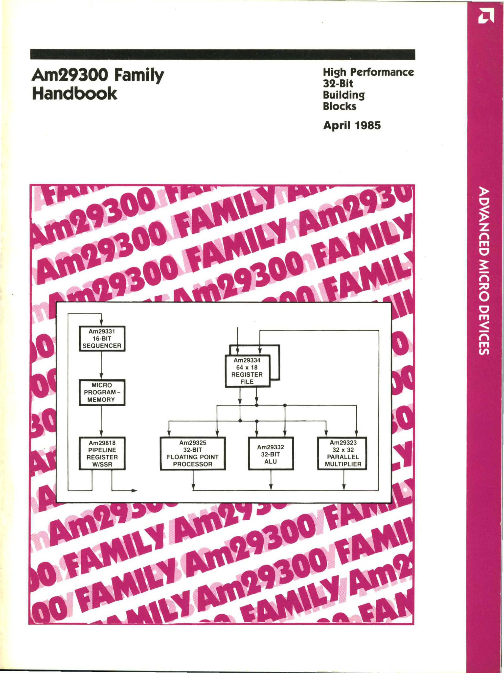 AMD Am29300 Family Handbook 1985 (PDF)
