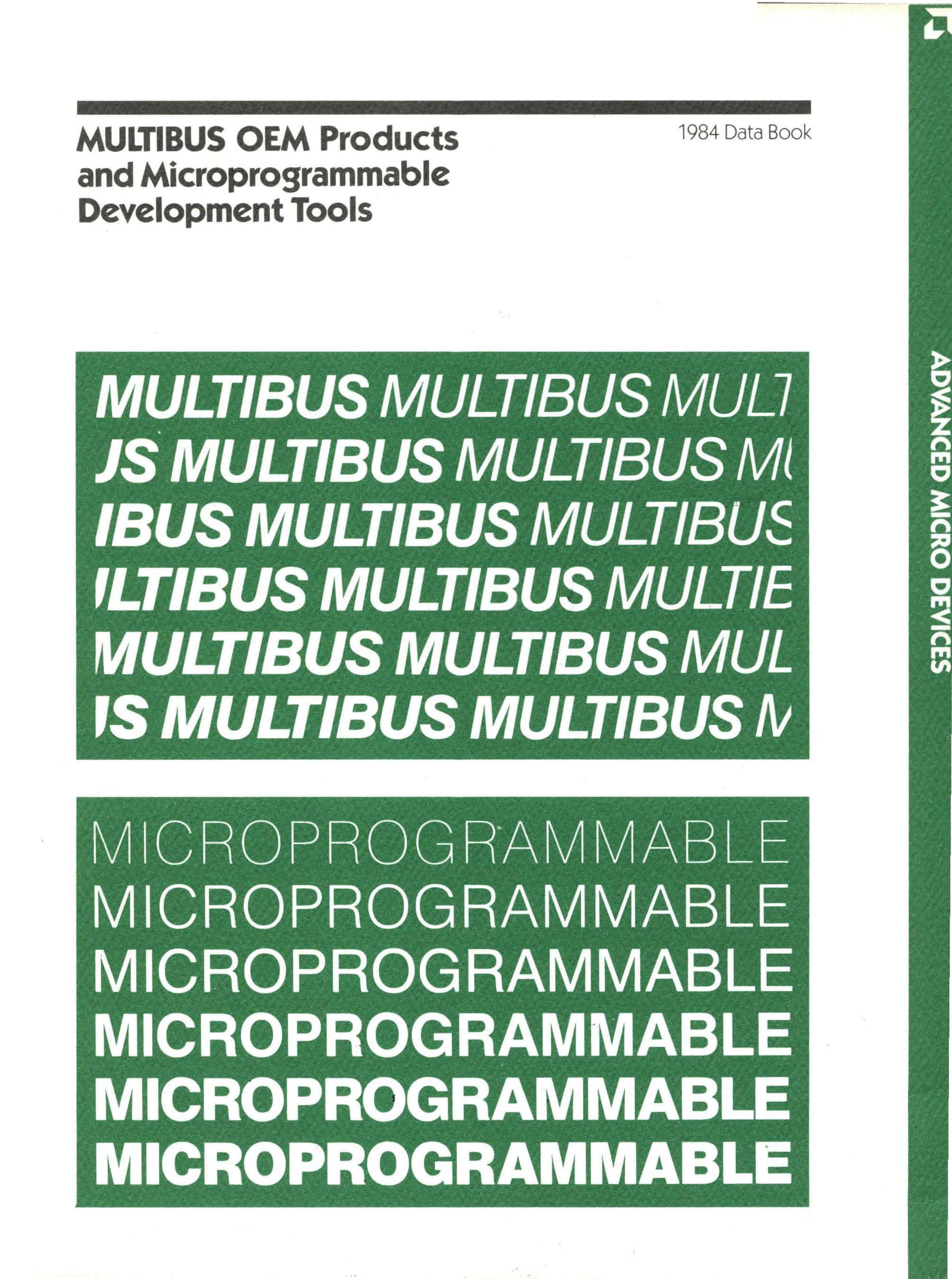 AMD Multibus OEM Products 1984 (PDF)