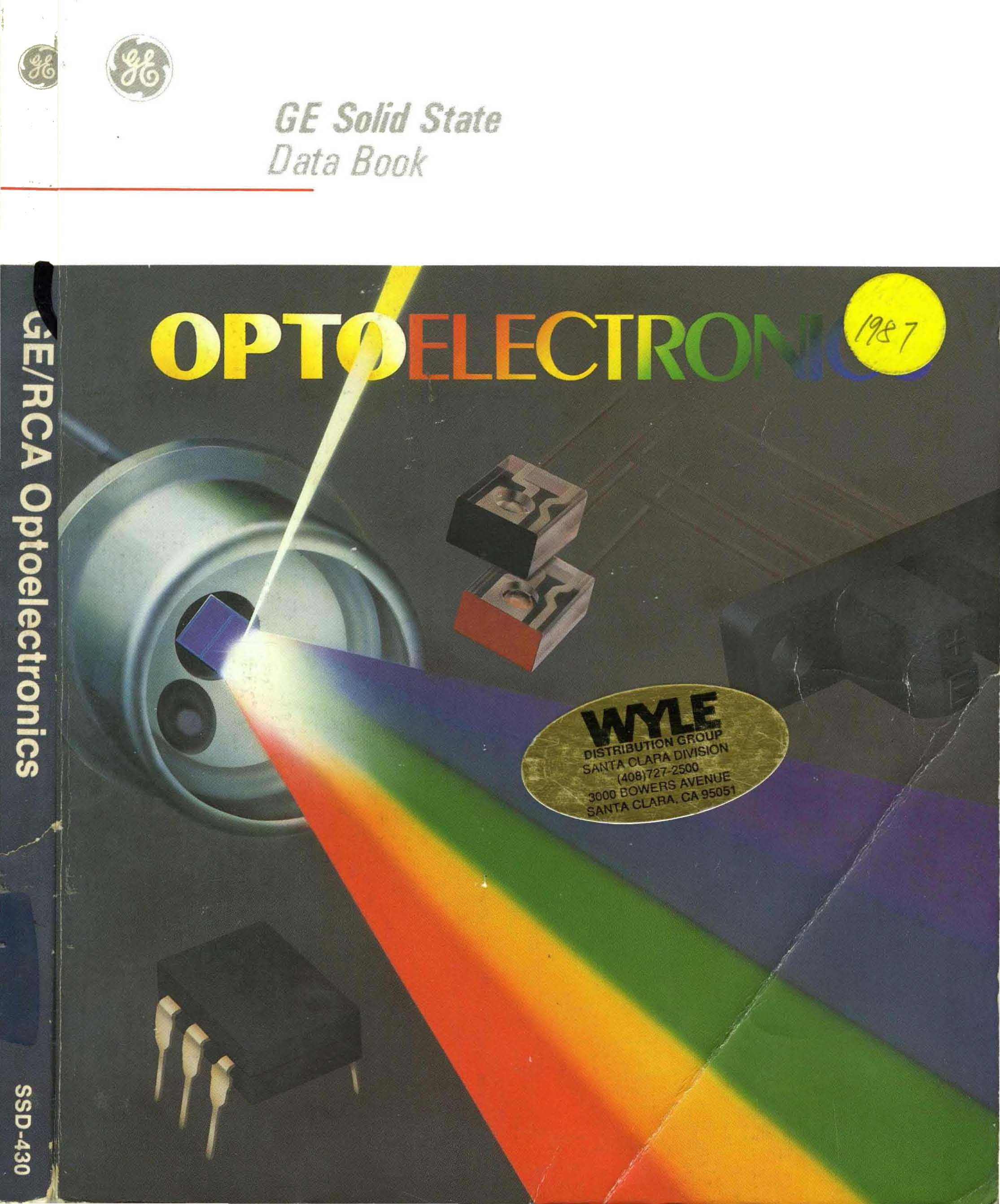 General Electric / RCA – Optoelectronics – GE Solid State Data Book 1987
