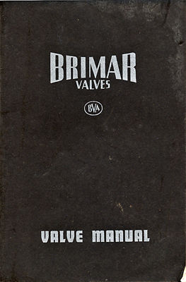 Brimar Valves – Valve Manual, édition 1942