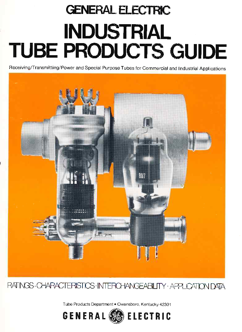 General Electric – Industrial Tube Products Guide – 1979