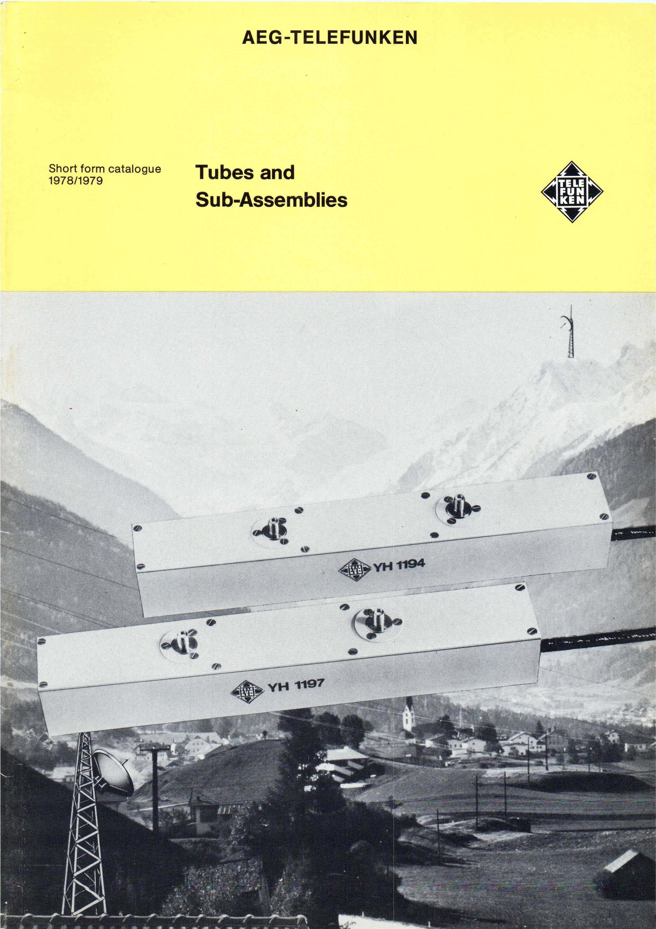 1978 Tubes & Sub-assemblies