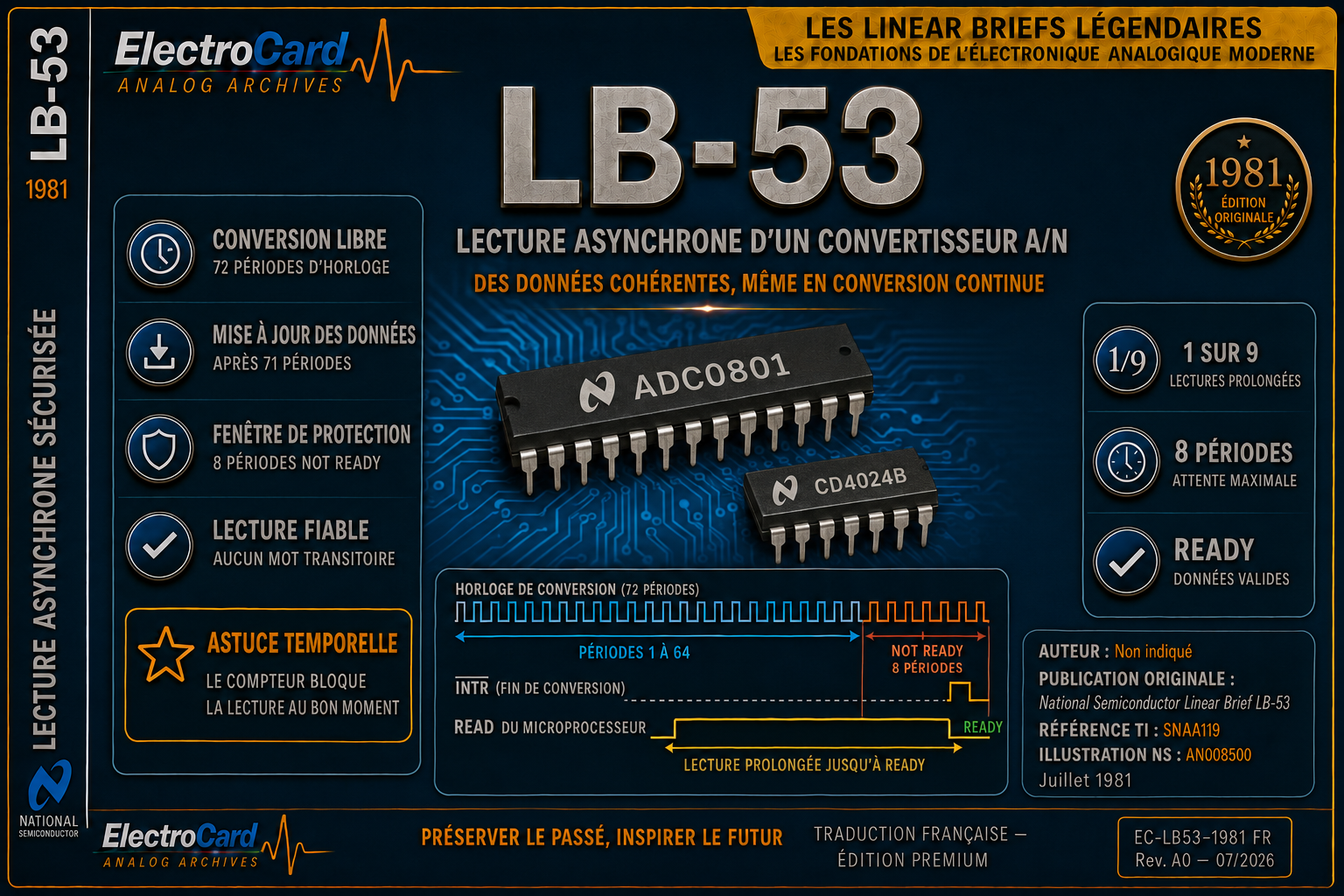LB-53 Une interface pour microprocesseur autorisant la lecture asynchrone