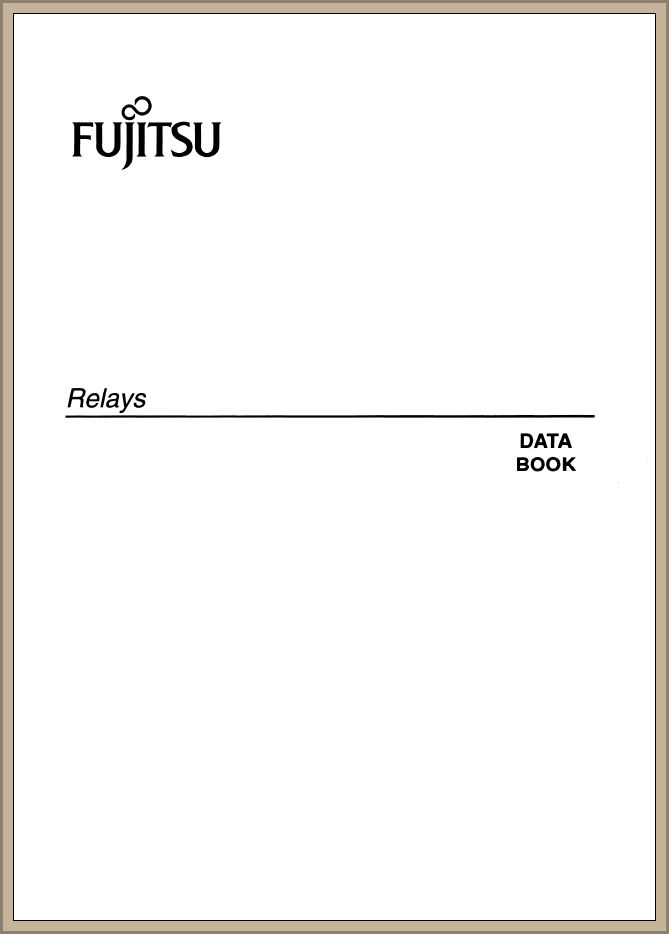 Fujitsu – Relays Data Book 1999