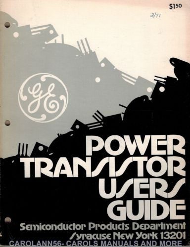General Electric – Power Transistor User’s Guide – 2nd Edition (vers 1975)