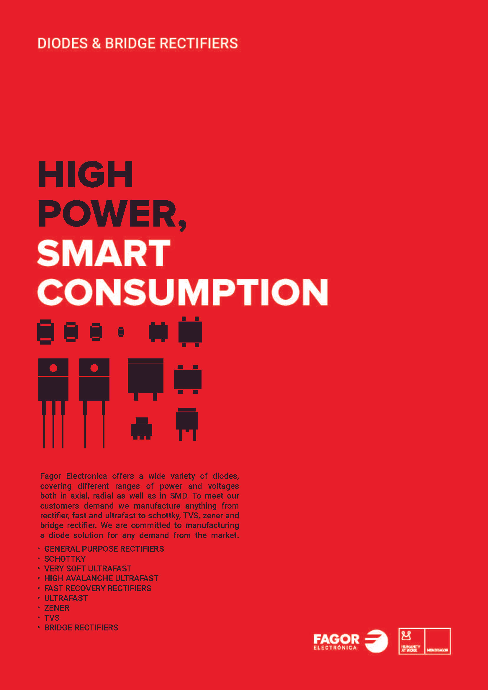 FAGOR Electrónica – High Power, Smart Consumption – Diodes & Bridge Rectifiers