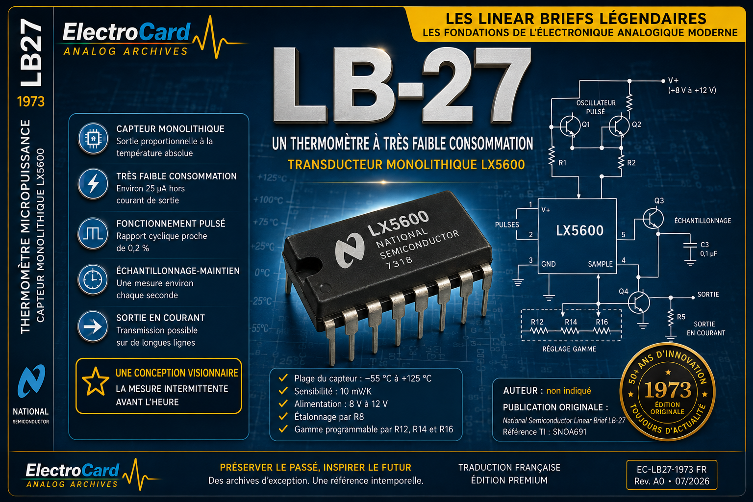 LB-27 Thermomètre Micropuissance