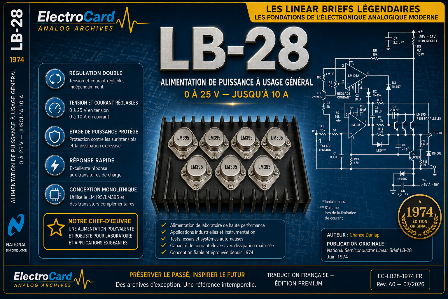 LB-28 Alimentation de puissance à usage général