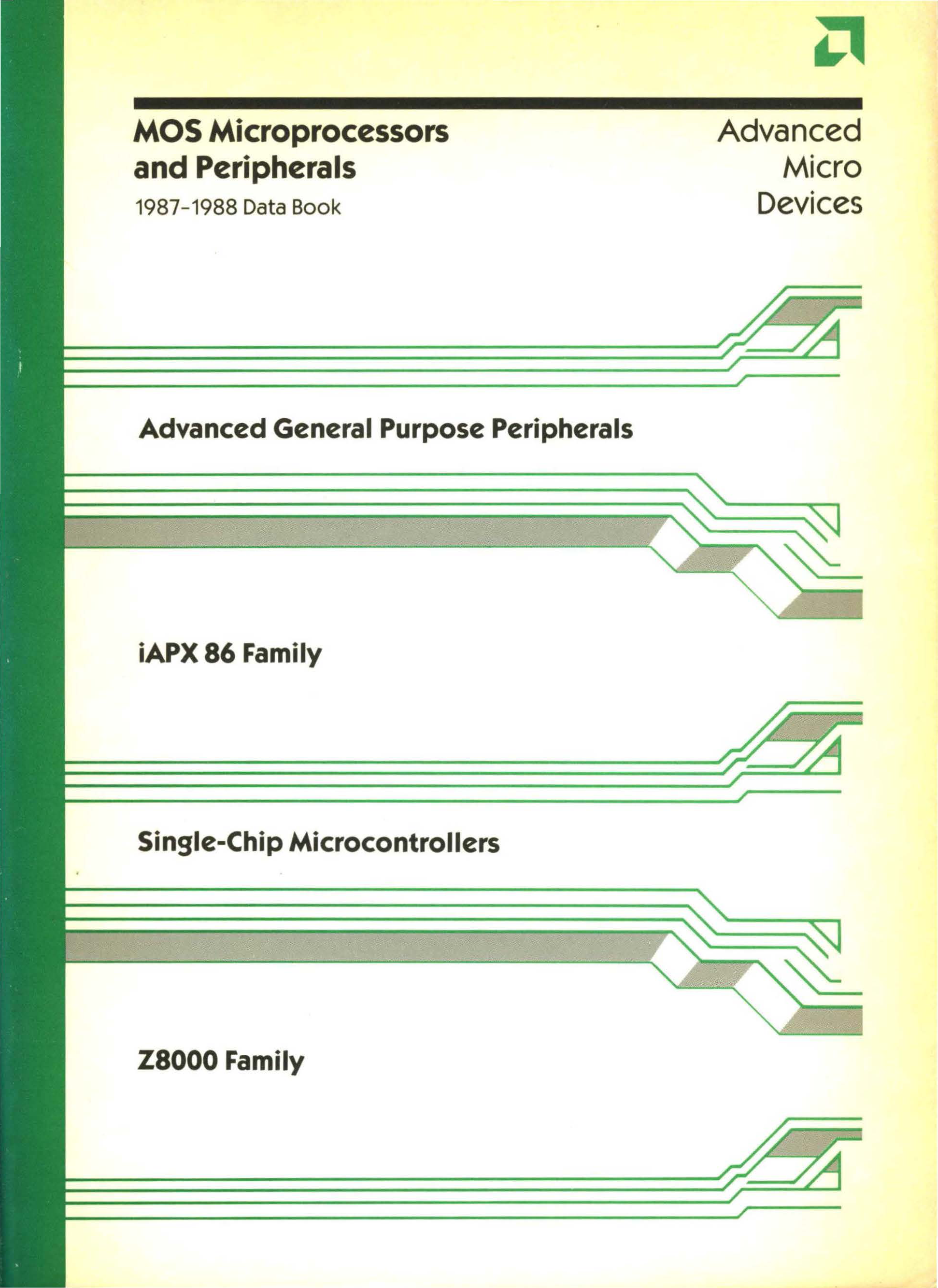 AMD MOS Microprocessors and Peripherals Data Book 1987 (PDF)