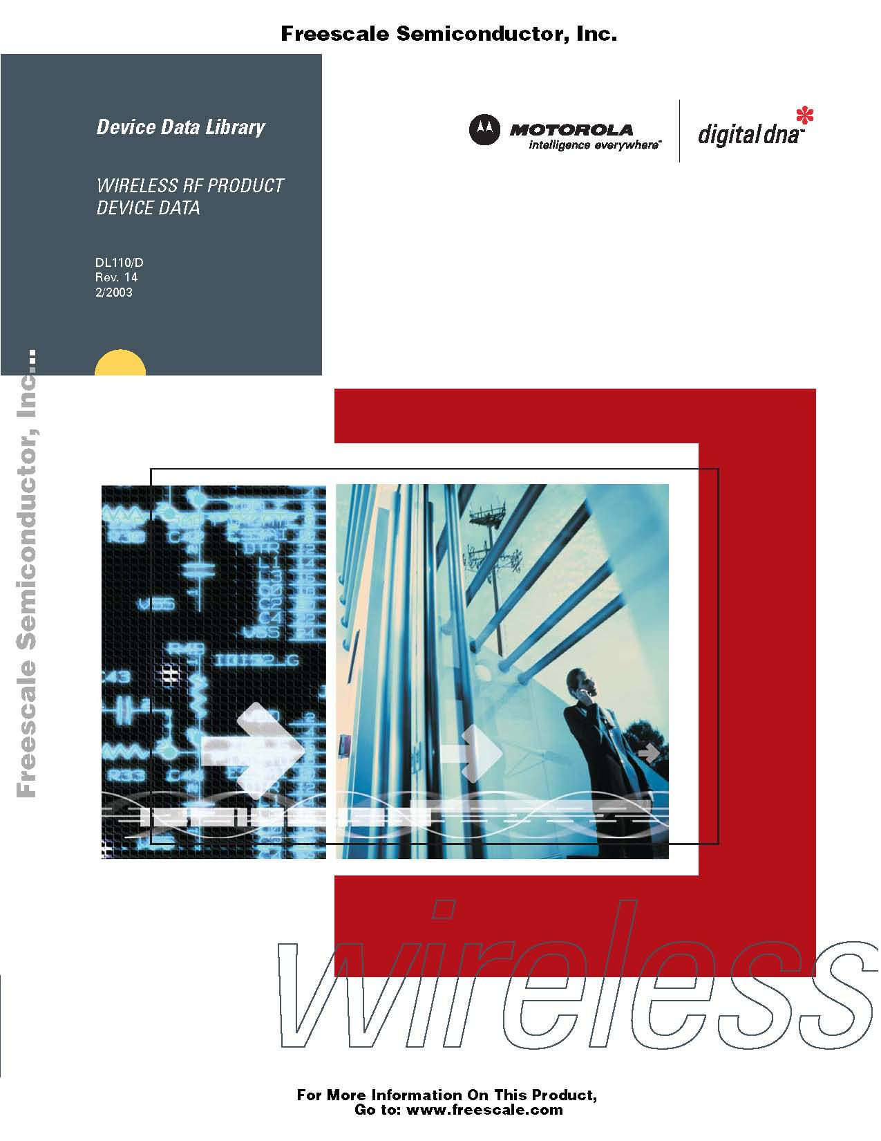 Wireless RF Product Device Data Library (Rev. 14 – 2003)