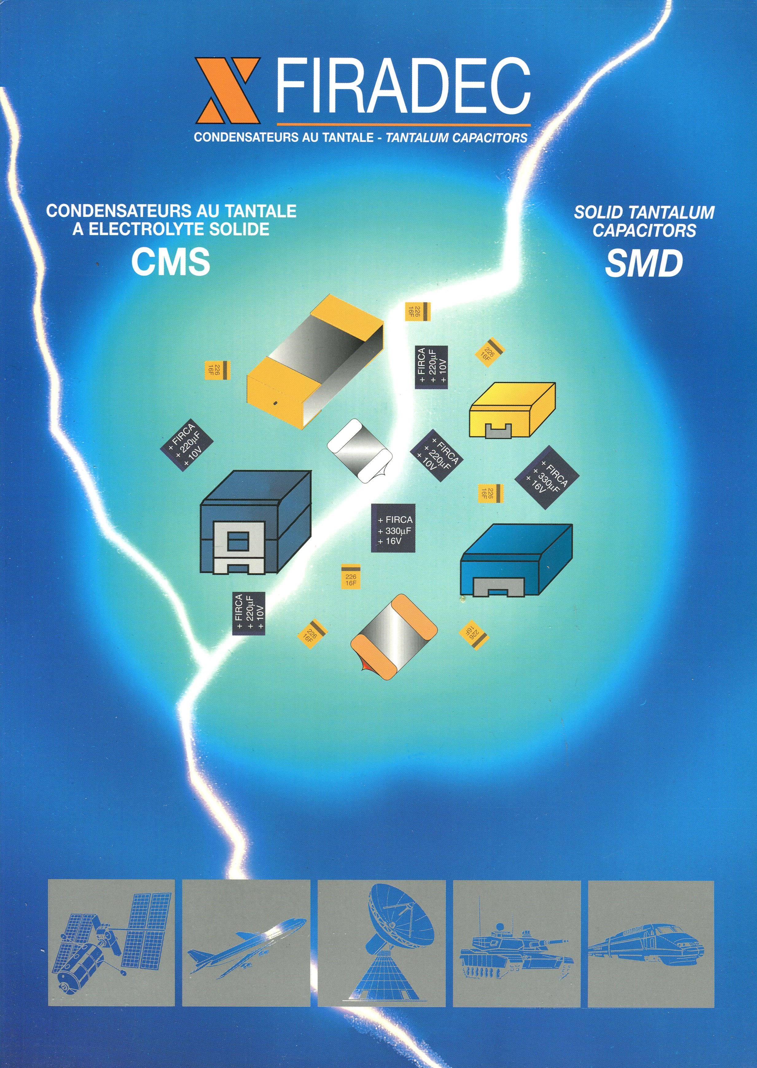 Condensateurs au Tantale à Électrolyte Solide CMS / SMD