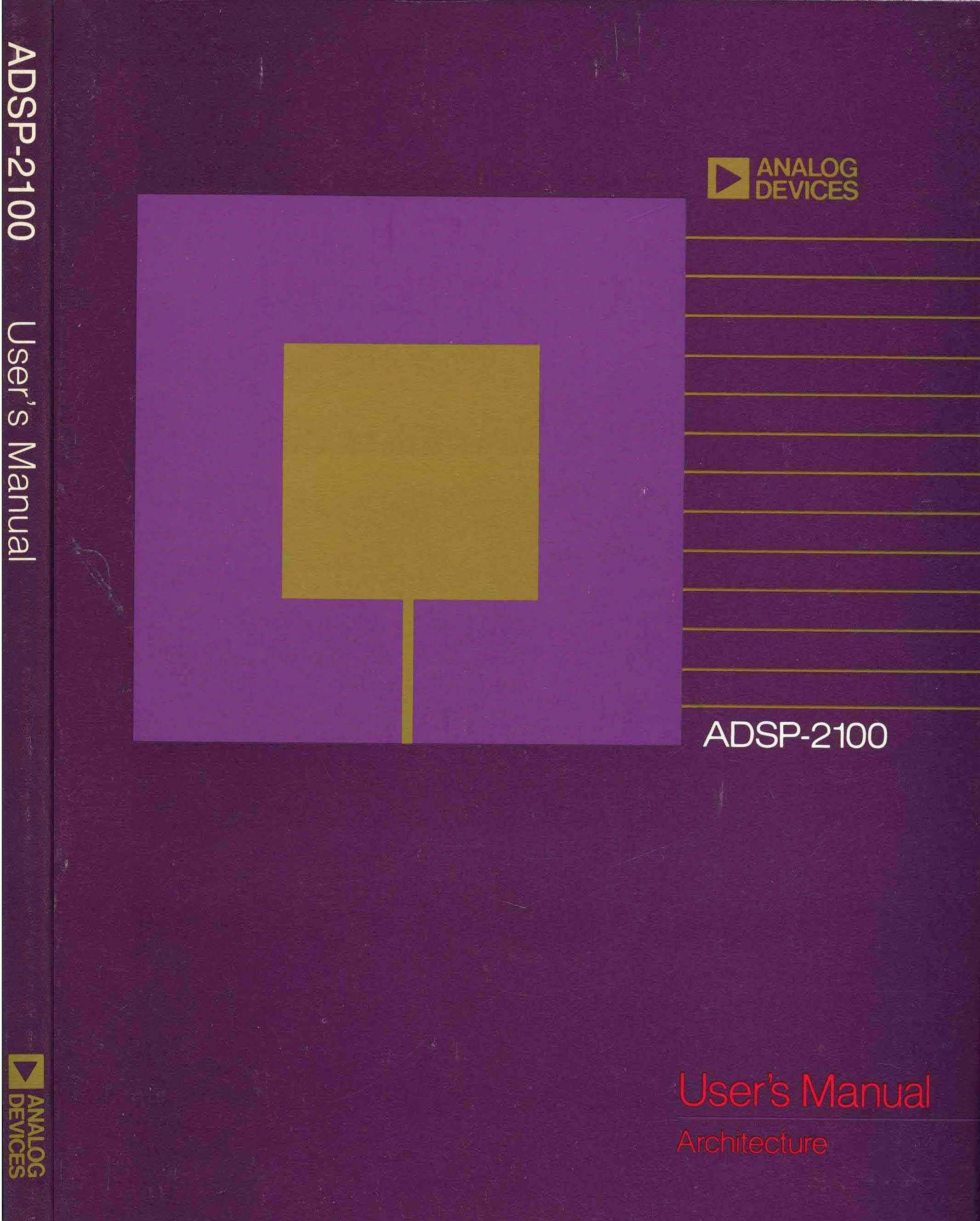 ADSP 2100 Users Manual
