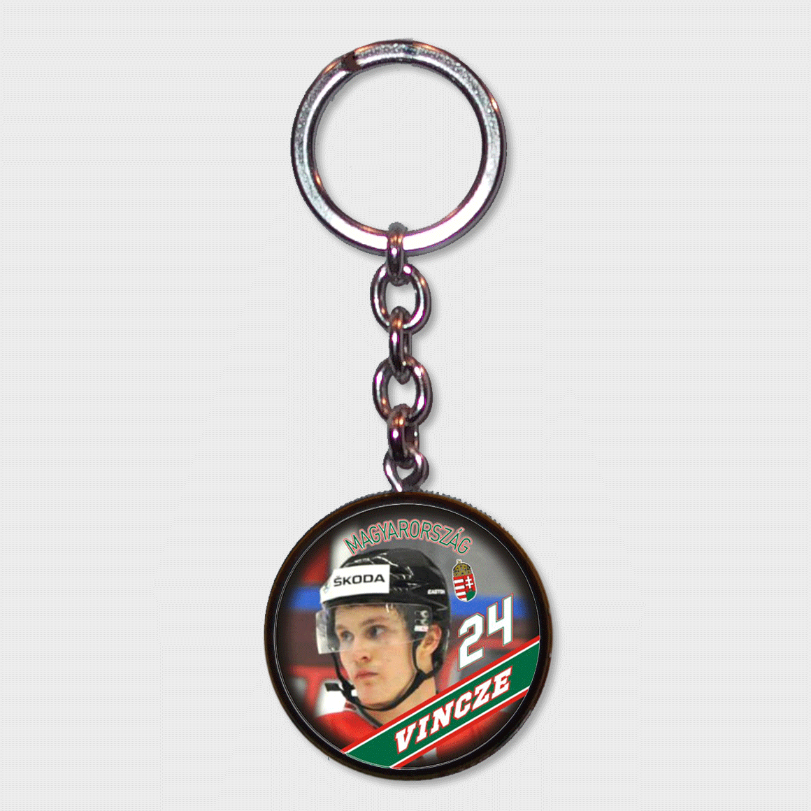 Válogatott mini korong kulcstartó
