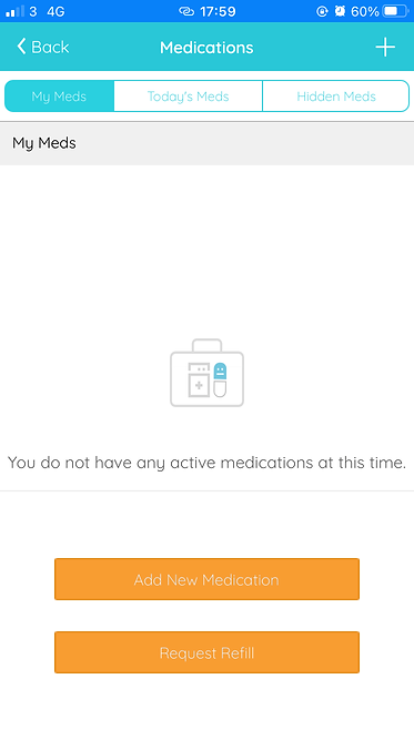 add new medication page