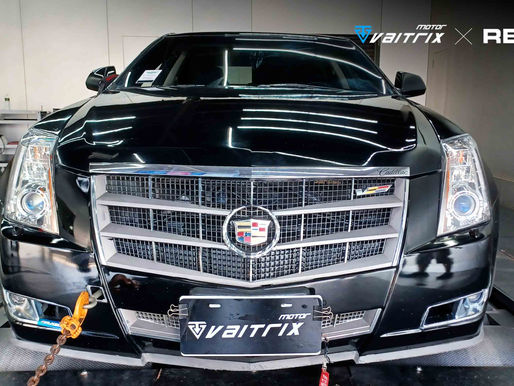 VAITRIX | 汽車改裝電腦 | 動力改裝 | Cadillac CTS 2009年 | 馬力機驗證 | 客製化調整