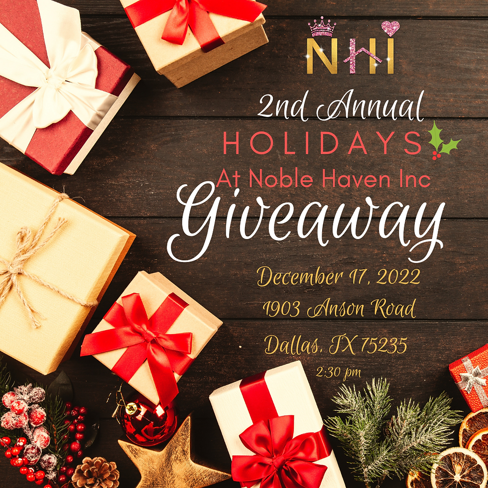 2 Annual Holidays at Noble Haven Inc Giveaway