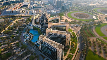 Aerial view of Dubai Silicon Oasis tech free zone and residential community – area guide