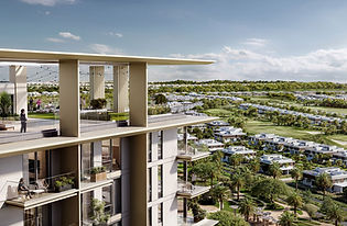 Aerial view of Dubai Hills Estate Emaar master-planned golf community with Dubai Hills Mall and Dubai Hills Park Dubai – area guide