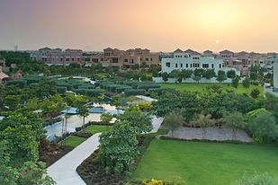 Aerial view of Al Barari Zaal family eco-luxury botanical community in Dubai – area guide