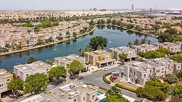 Aerial view of Arabian Ranches 2 Emaar premium villa and townhouse community in Dubailand Dubai – area guide