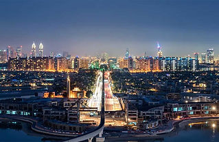 Aerial view of Arjan multi-developer mid-market apartment community in Al Barsha South Dubai – area guide