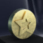 Patriot Star - Patriot Star Gold 1 - Handcrafted Minting Moments medallion