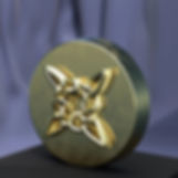 Celtic 4-Leaf Knot - Celtic 4-Leaf Knot Gold - Handcrafted Minting Moments medallion