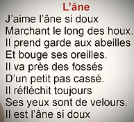poème âne