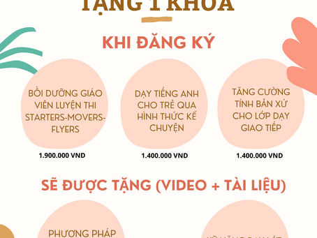ĐĂNG KÝ 1 KHÓA - TẶNG 1 KHÓA NHÂN DỊP NĂM MỚI