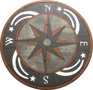 Compass rose
Stone compass
Patio compass
custom patio