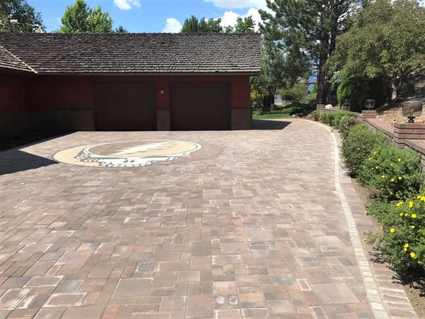 Grateful dead driveway design, paver design kit, paverart 