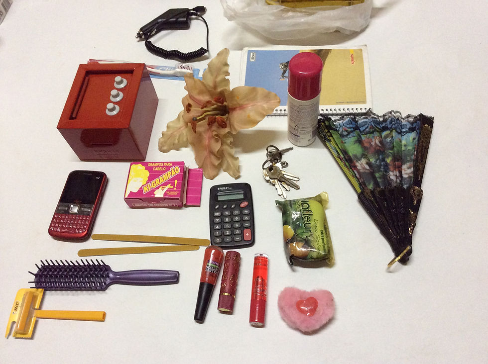 kit objetos personagem