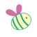 Hayley's bee logo