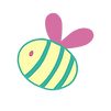 Hayley's bee logo