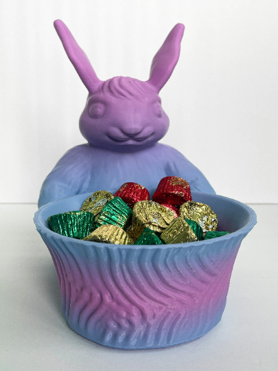 Thumbnail: Easter Bunny, Bunny Candy Dish, Easter Bunny Decor,