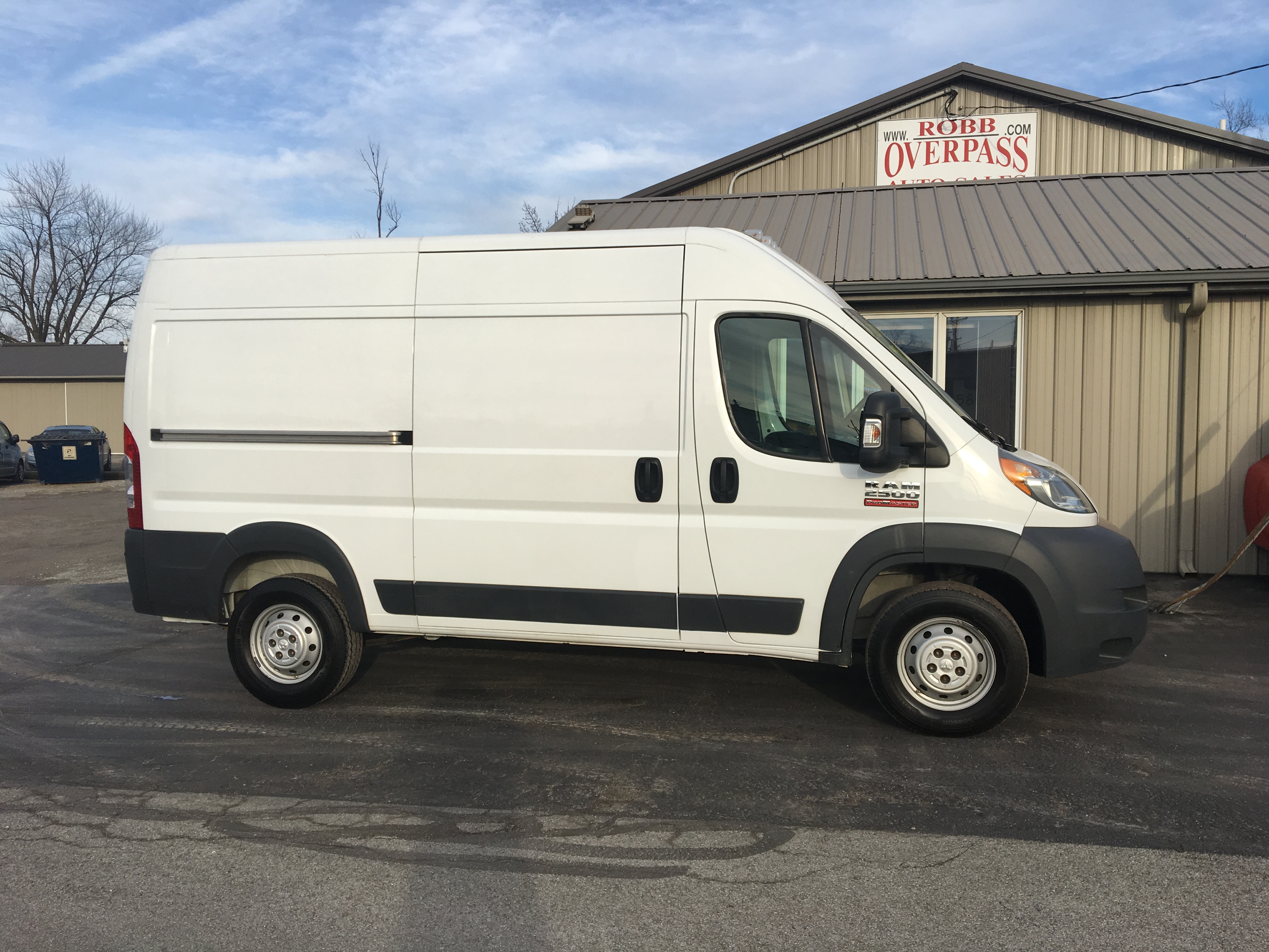 2014 RAM Promaster high Cargo Van offered at Robb Overpass Auto Sales