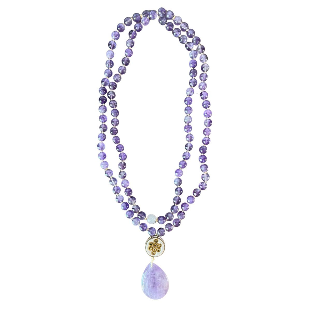 Japamala 108 Contas 08 Mm Ametista Conexão Espiritual