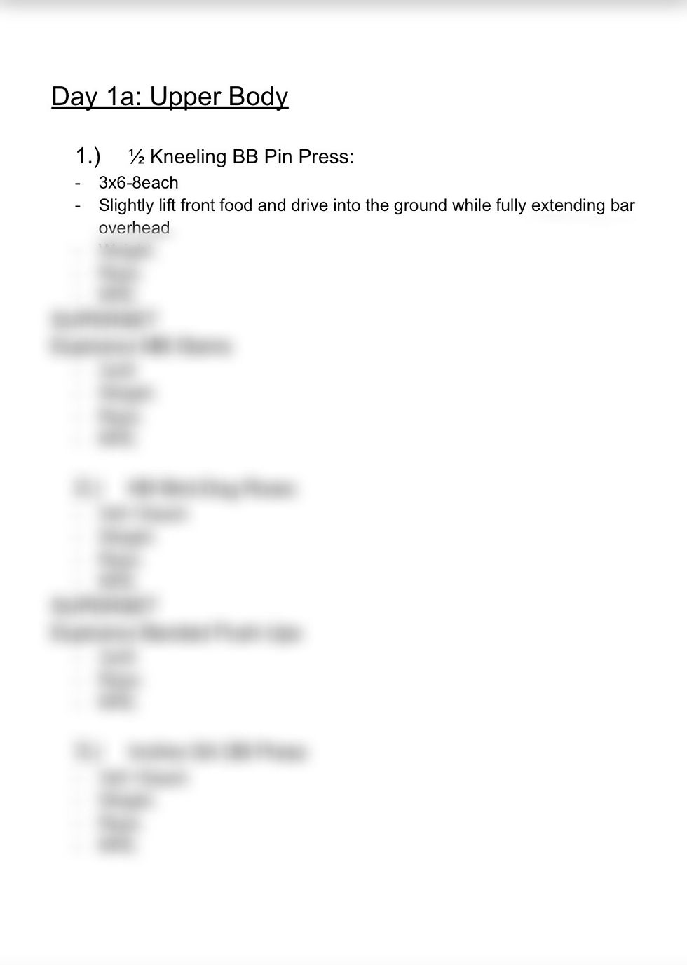 Thumbnail: Next Level Athletics Program PDF