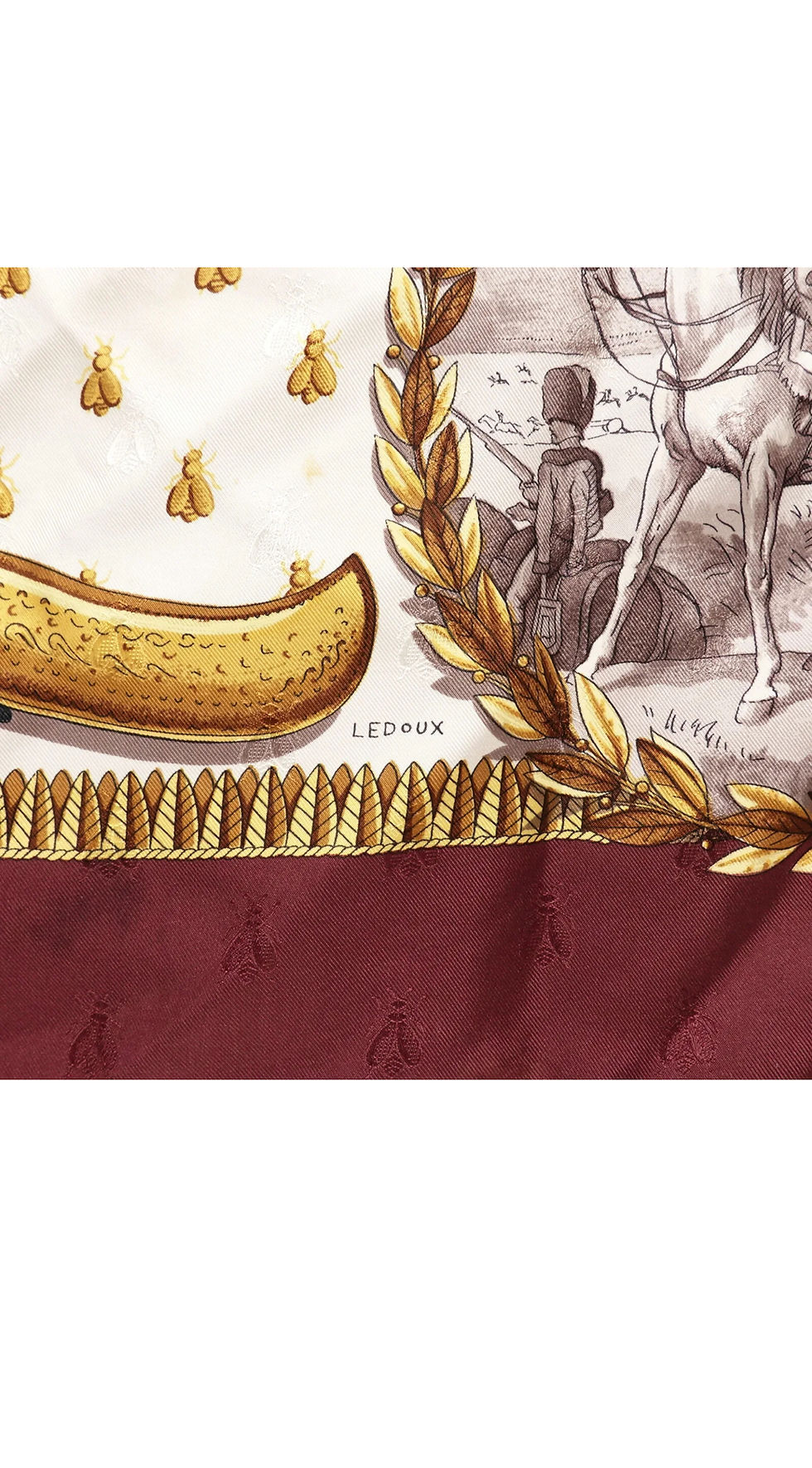 Thumbnail: Hermes 90cm Scarf ‘Napoleon’ by Philippe Ledoux c. 1963